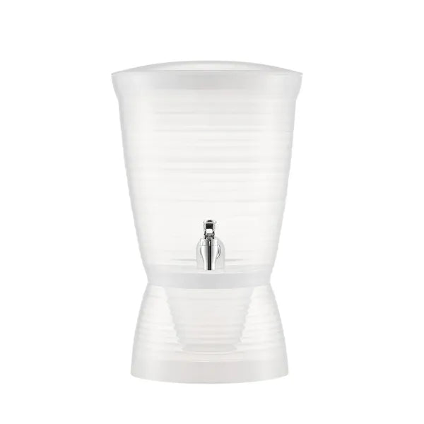 Beverage Dispenser, 2.64 Gallon Drink Dispenser for Parties, Plastic Juice Dispensers with Spigot Ice Chamber, Iced Tea Lemonade Juice Water Dispensers, for Restaurants, Hotels, Parties
