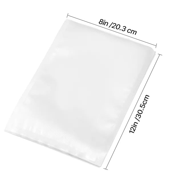 Vacuum Sealer Bags, 200 PCS 8 x 12 Inch Durable Seal Bags, Non-BPA Food Grade Seal A Meal Freezer Bags, Vac Sealing Bag for Food Saver, Ideal Food Storage Vacuum Bags for Meal Prep or Sous Vide